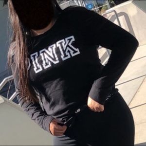 PINK black long sleeve